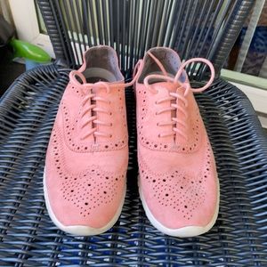 COLE HAAN Dusty pink zero grand sneakers
